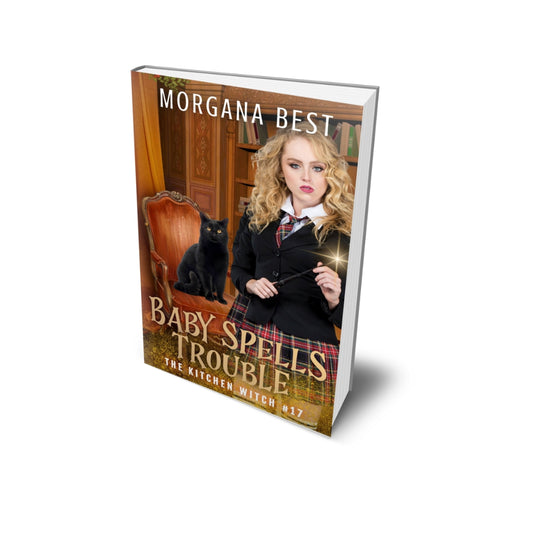 Baby Spells Trouble paperback cozy mystery morgana best