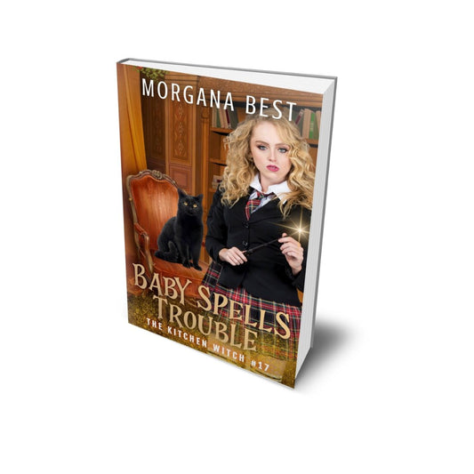 Baby Spells Trouble paperback cozy mystery morgana best