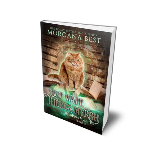 But Wait There’s Myrrh PAPERBACK cozy mystery by morgana best