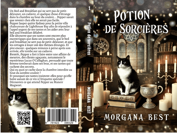 Potion de sorcières Broché cosy mystery vampir