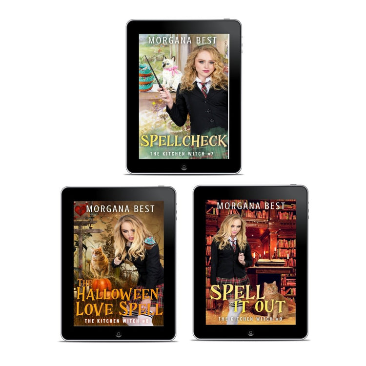 The Kitchen Witch Books 7-9 EBOOK BUNDLE cozy mysteries morgana best