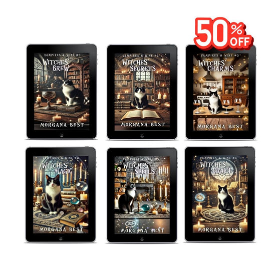 Vampires and Wine Books 1 to 6 EBOOK BUNDLE paranormal cozy mysteries morgana best