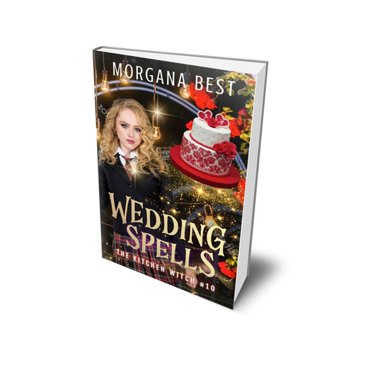 Wedding Spells paperback cozy mystery by morgana best