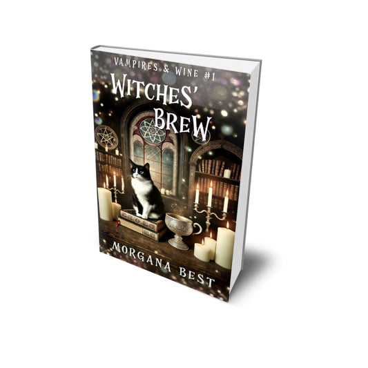 Witches’ Brew paperback paranormal cozy mystery with vampires