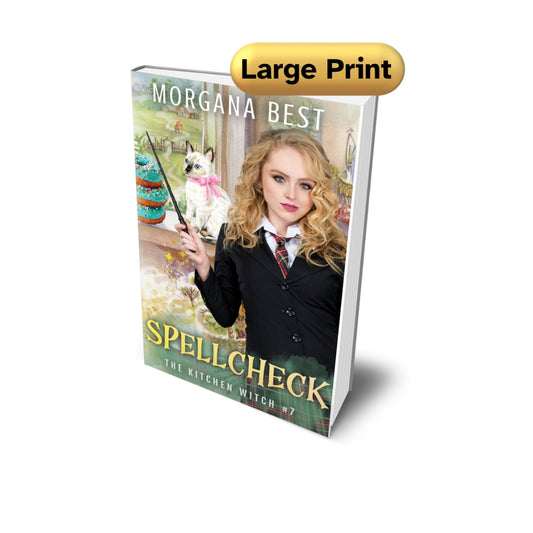 spellcheck large print paperback cozy mystery 