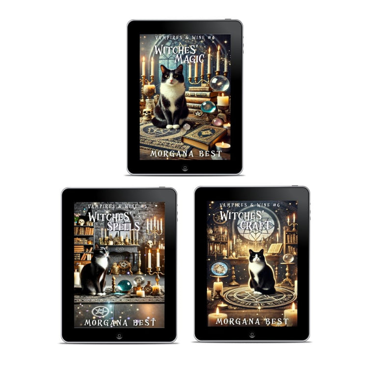 vampires and wine ebook bundle of books 4-6 paranormal cozy mysteries morgana best