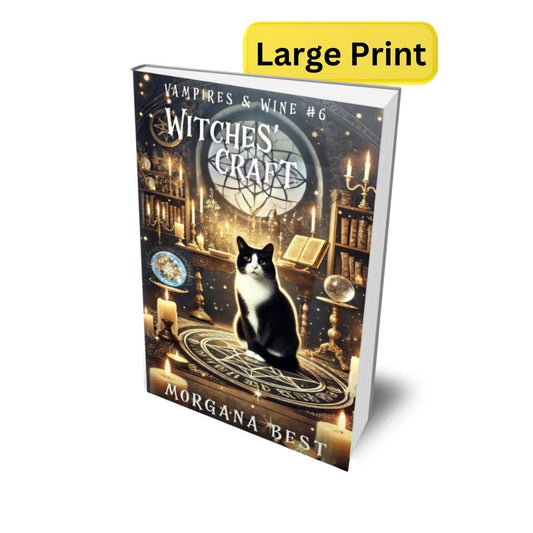 witches craft large print paperback paranormal cozy mystery series vampires and witches
