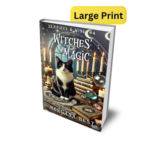 witches magic large print paperback paranormal cozy mystery vampires witches