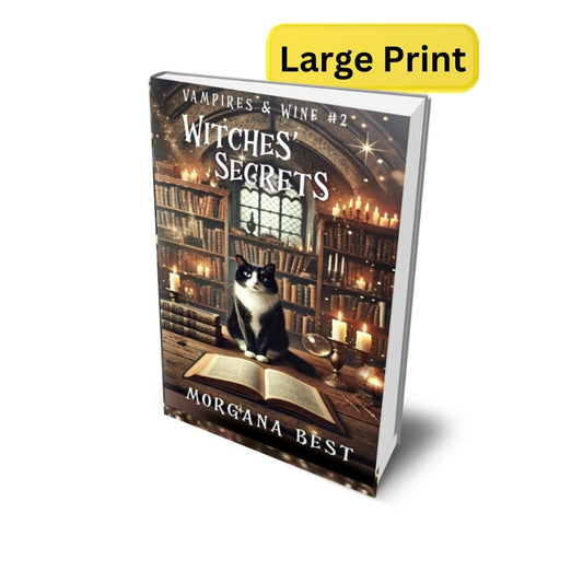 witches secrets large print paperback paranormal cozy mystery with vampires and witches