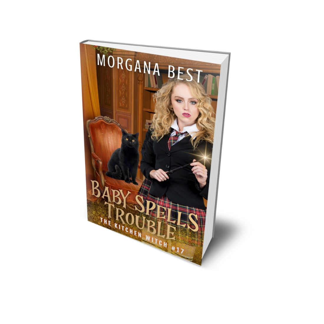 Baby Spells Trouble paperback cozy mystery morgana best