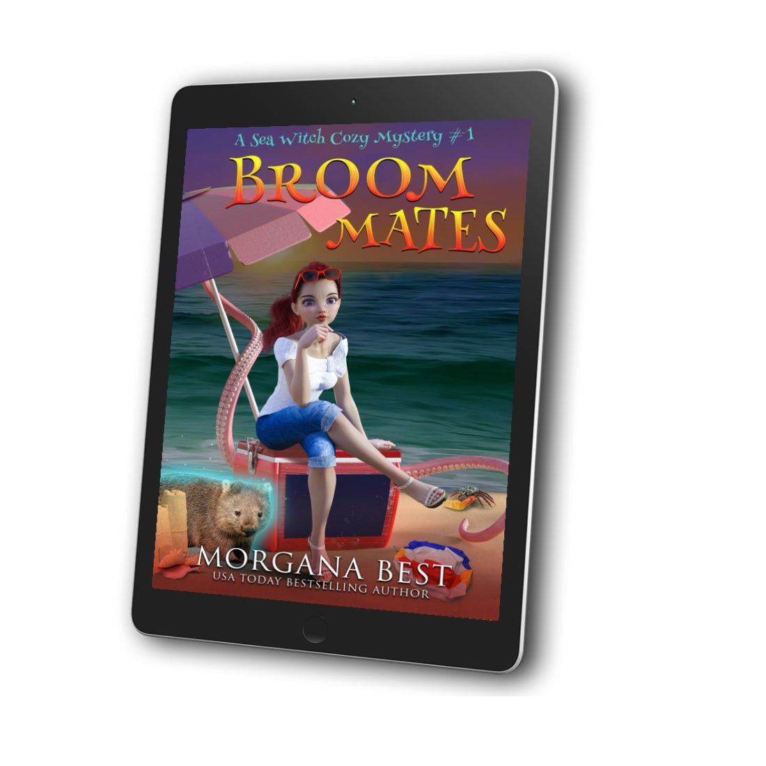 Broom Mates ebook paranormal cozy mystery morgana best