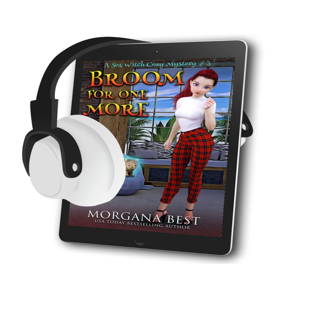 Broom for one more  AUDIOBOOK paranormal cozy mystery cozy fantasy by morgana best