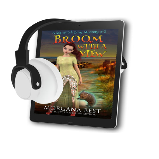 Broom with a view AUDIOBOOK paranormal cozy mystery cozy fantasy by morgana best