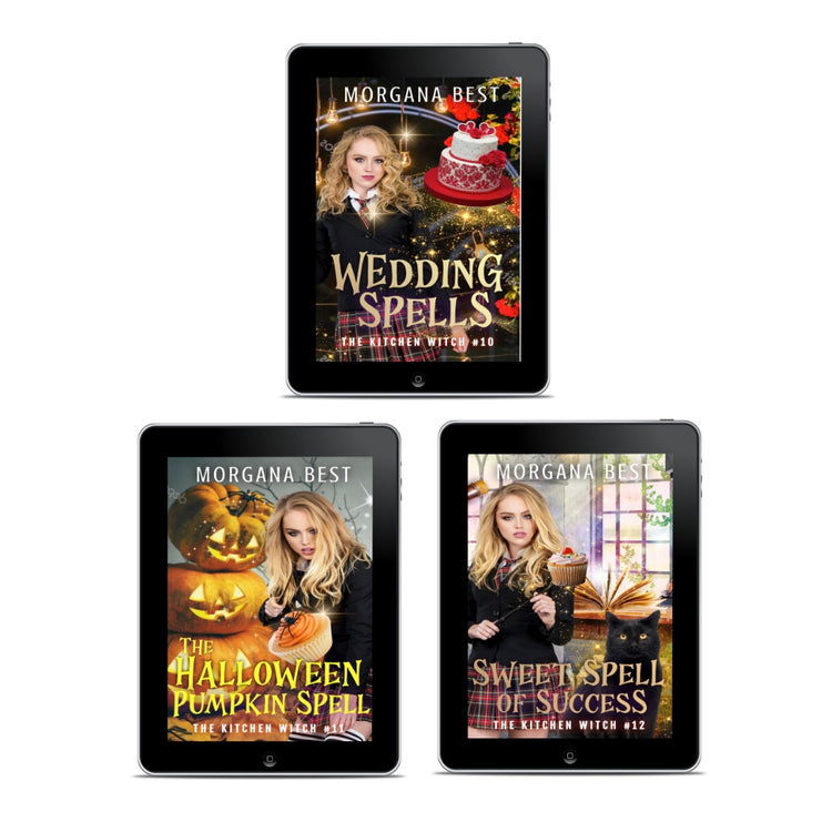 Bundle the kitchen witch books 10 to 12 ebook bundle paranormal cozy mysteries  morgana best