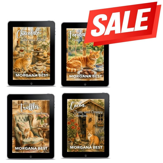 Chocolate Shop Mysteries 4 ebook bundle cooking cozy mystery with cats