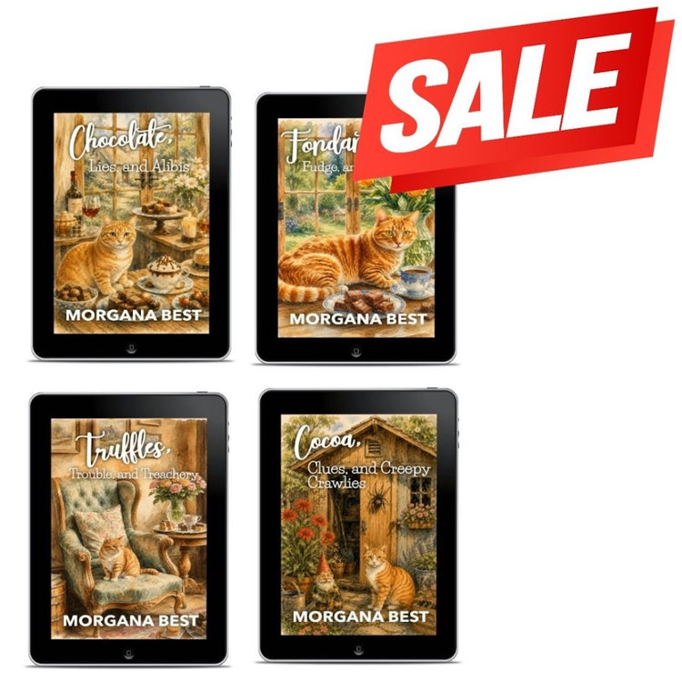 Chocolate Shop Mysteries 4 ebook bundle cooking cozy mystery with cats