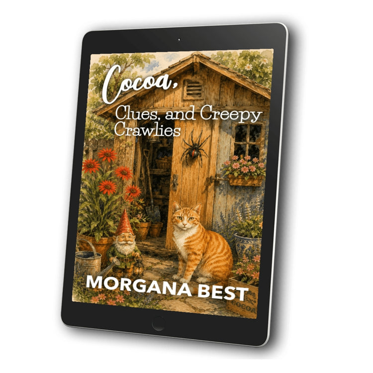 Cocoa, Clues, and Creepy Crawlies ebook cooking cozy mystery with cat