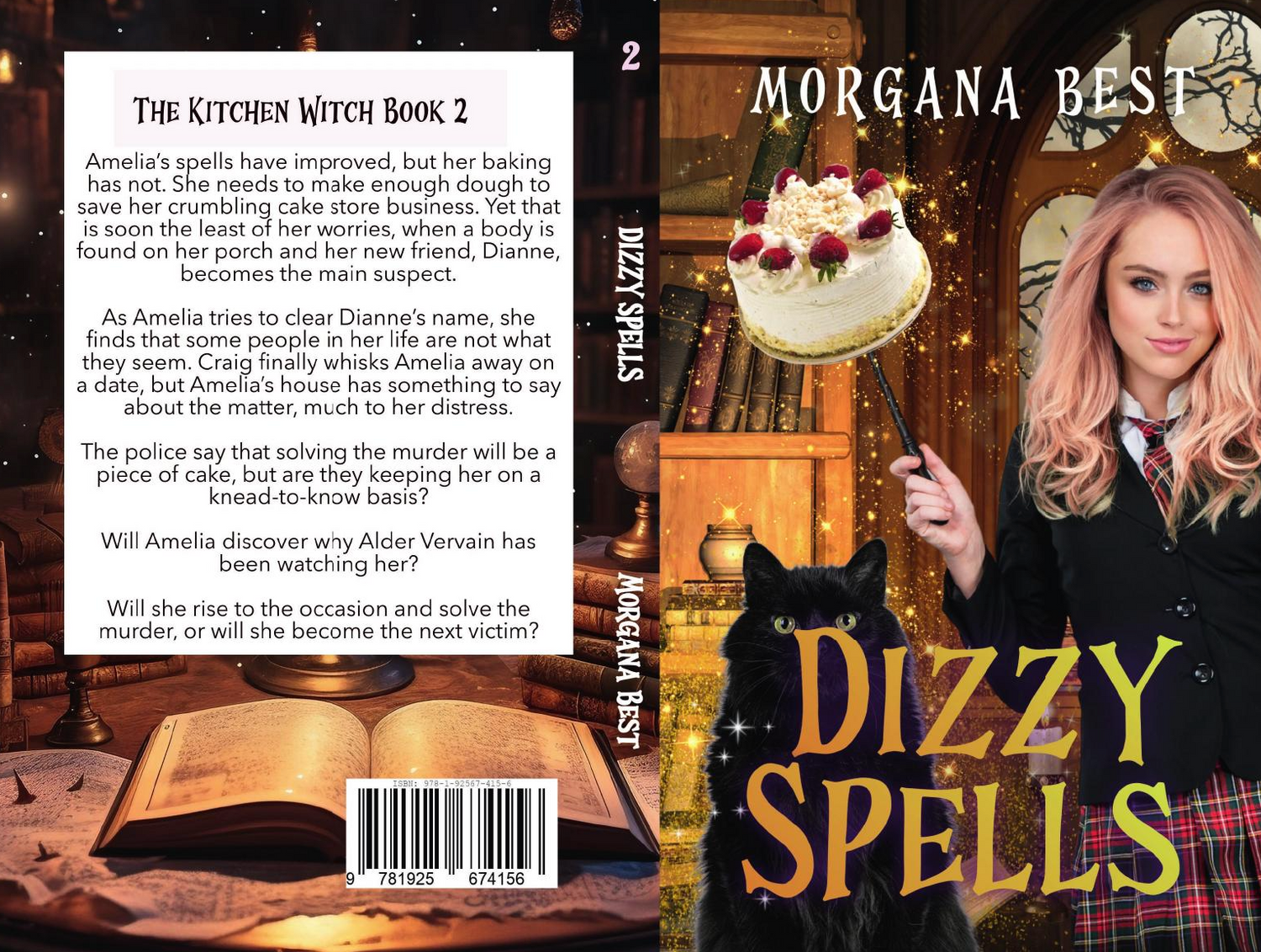 Dizzy Spells PAPERBACK witch cozy mystery