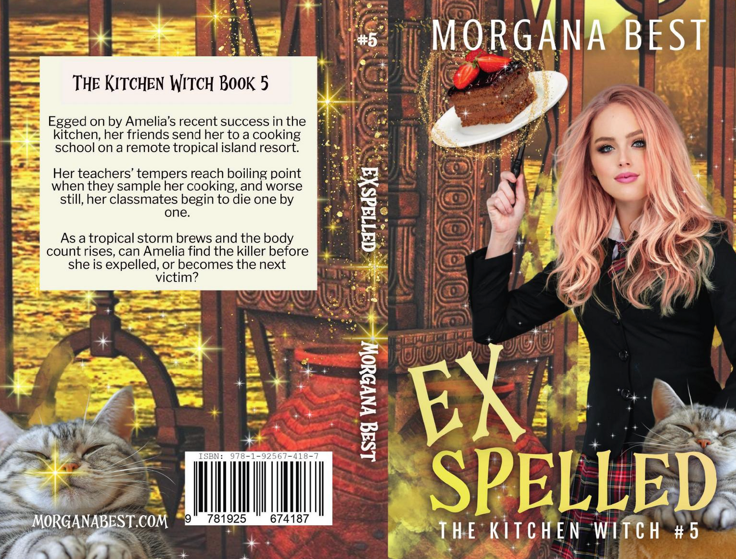 EXspelled PAPERBACK witch cozy mystery