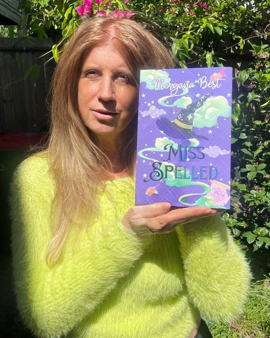 Morgana Best with special edition Lux paranormal cozy mystery book