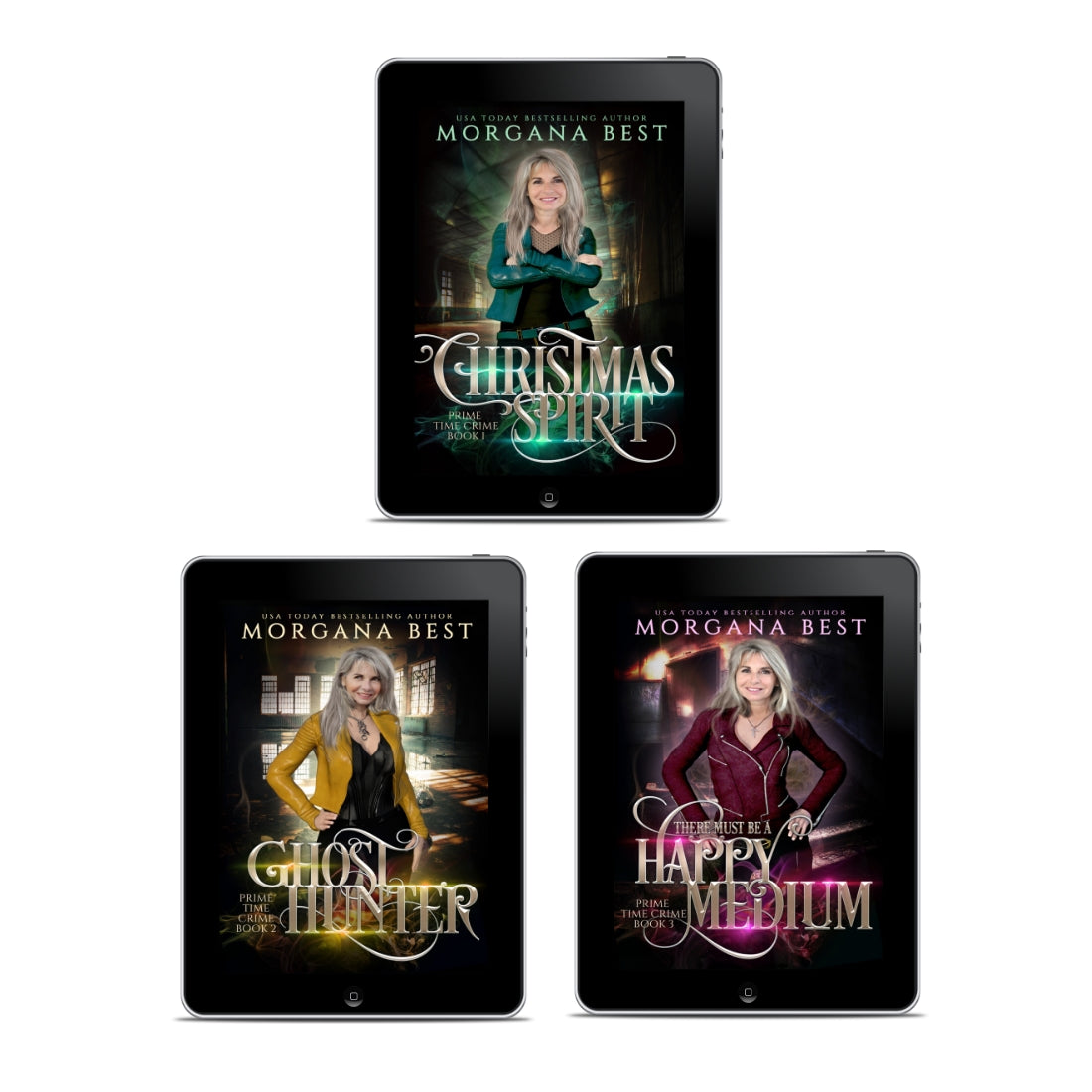 Prime Time Crime All 3 books in series EBOOK BUNDLE paranormal cozy mysteries morgana best