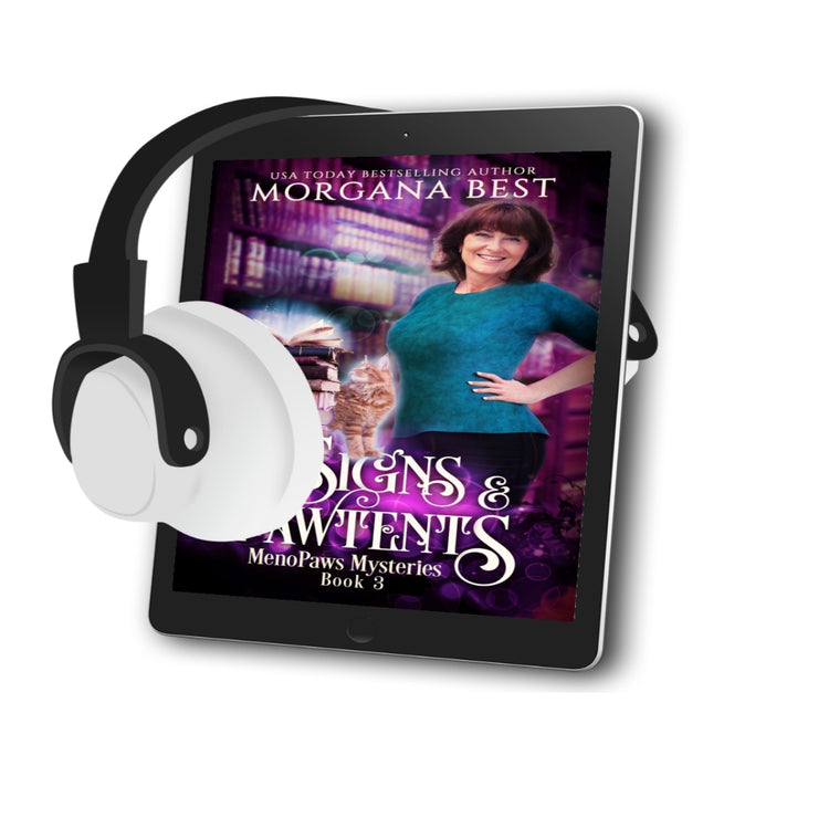 Signs and Pawtents AUDIOBOOK paranormal womens fiction cozy mystery morgana best