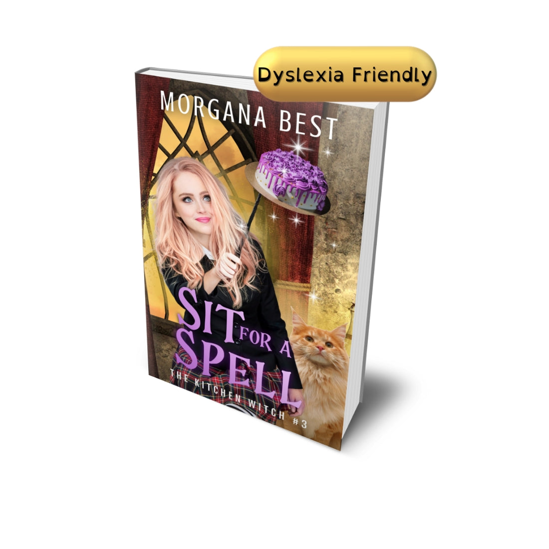 Sit for a Spell Dyslexia Friendly paranormal cozy mystery morgana best
