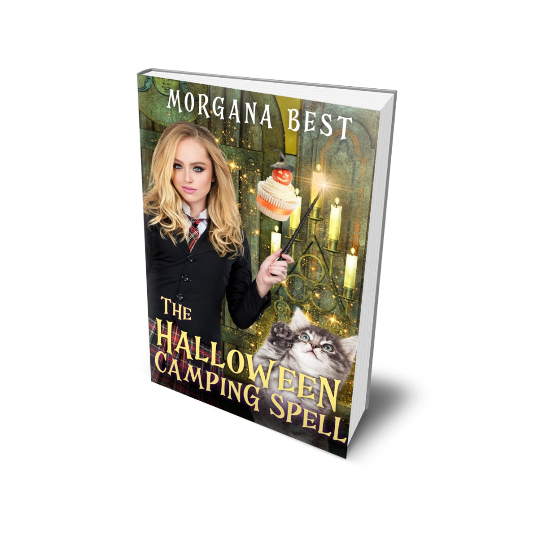 The Halloween Camping Spell large print paperback cozy mystery morgana best