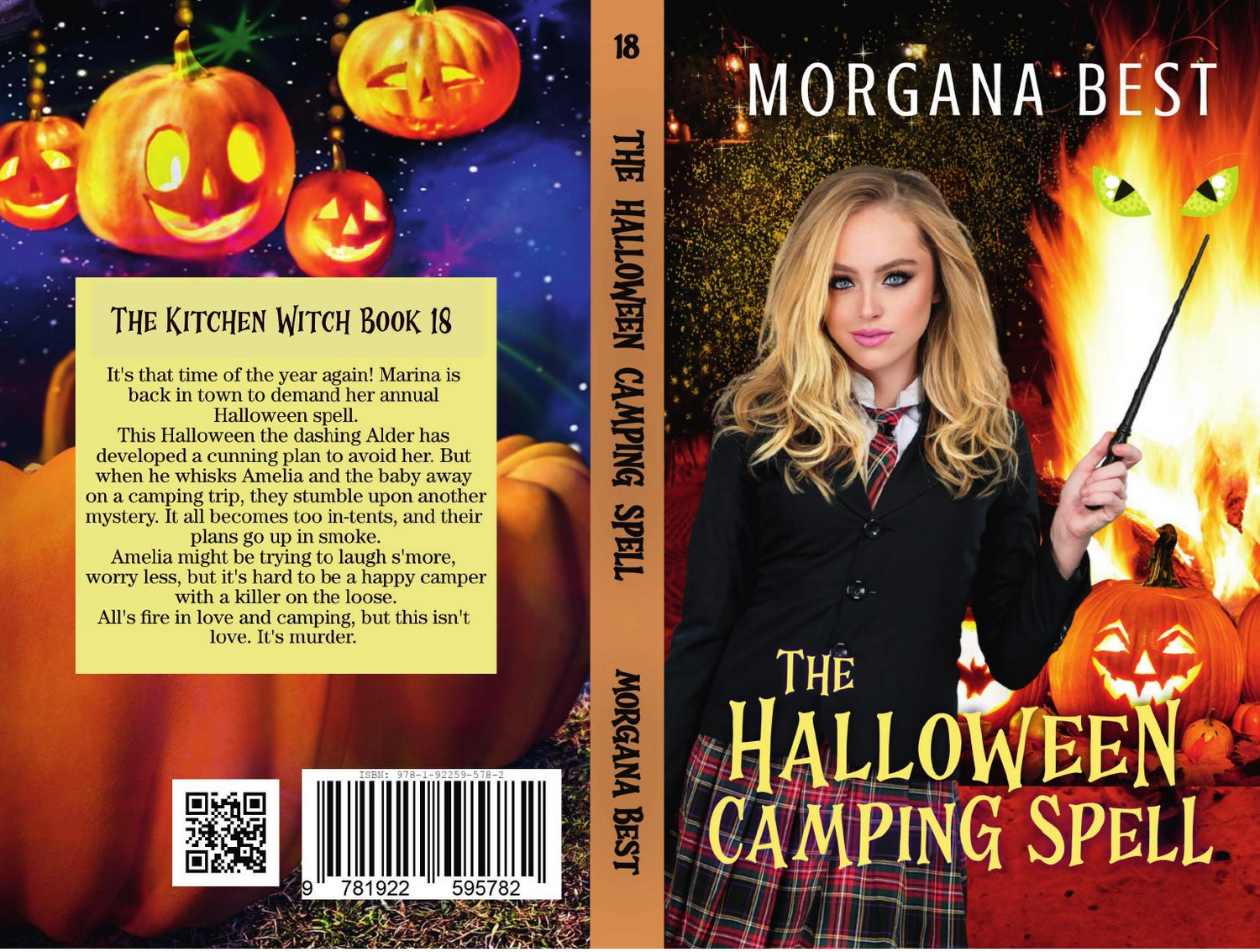 The Halloween Camping Spell (PAPERBACK) witch cozy mystery