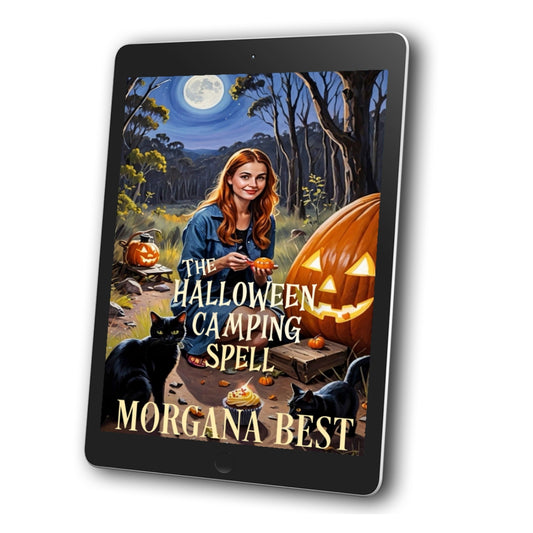 The Halloween Camping Spell ebook cozy mystery with witches morgana best