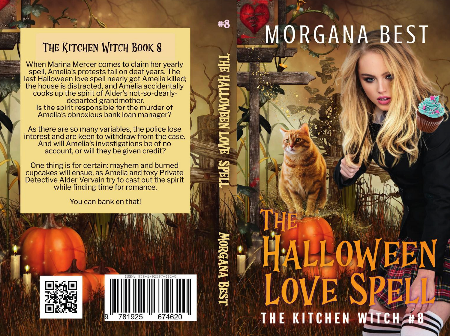 The Halloween Love Spell PAPERBACK witch cozy mystery