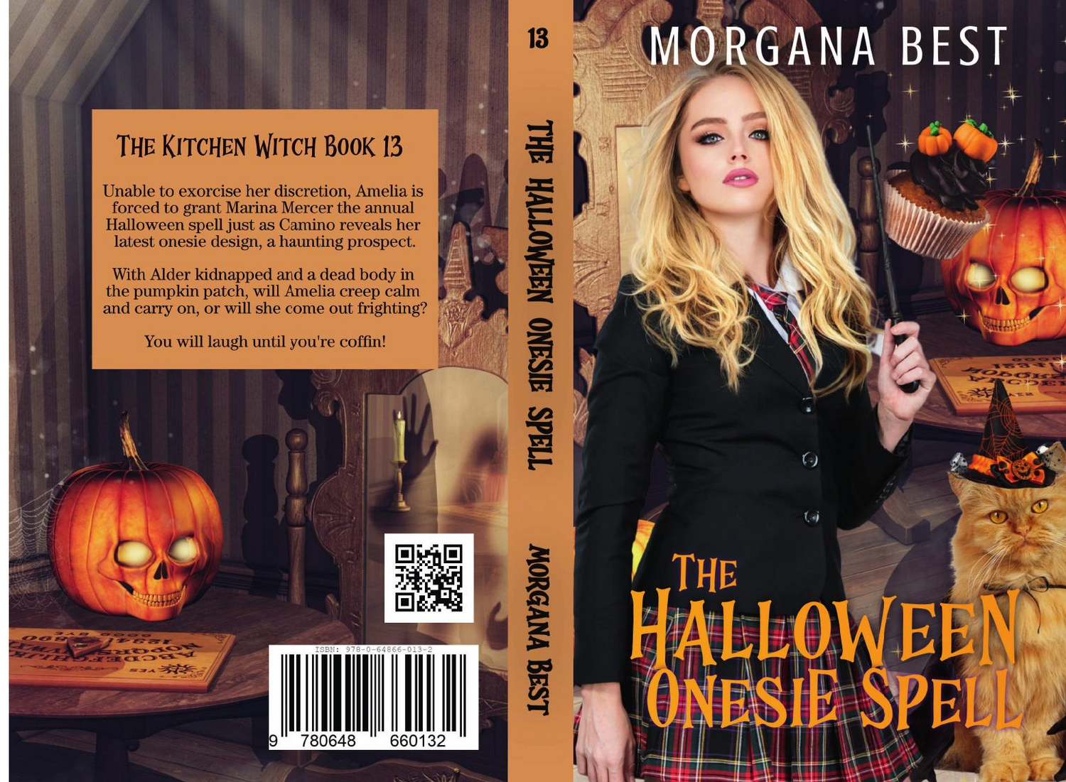 The Halloween Onesie Spell PAPERBACK witch cozy myster