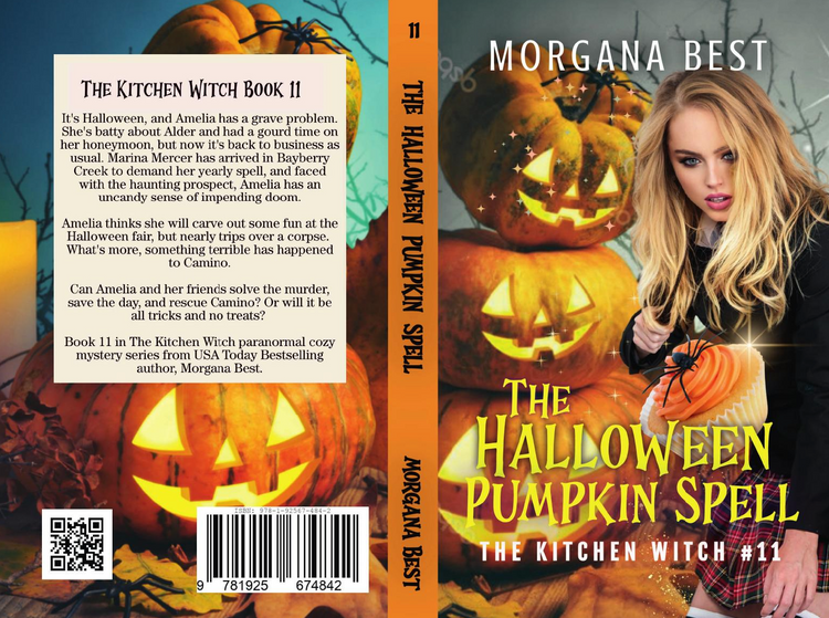 The Halloween Pumpkin Spell (PAPERBACK) witch cozy mystery