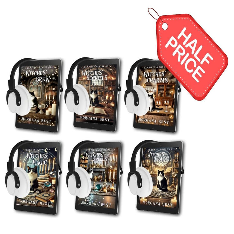 Vampire cozy mysteries six audiobook bundle paranormal
