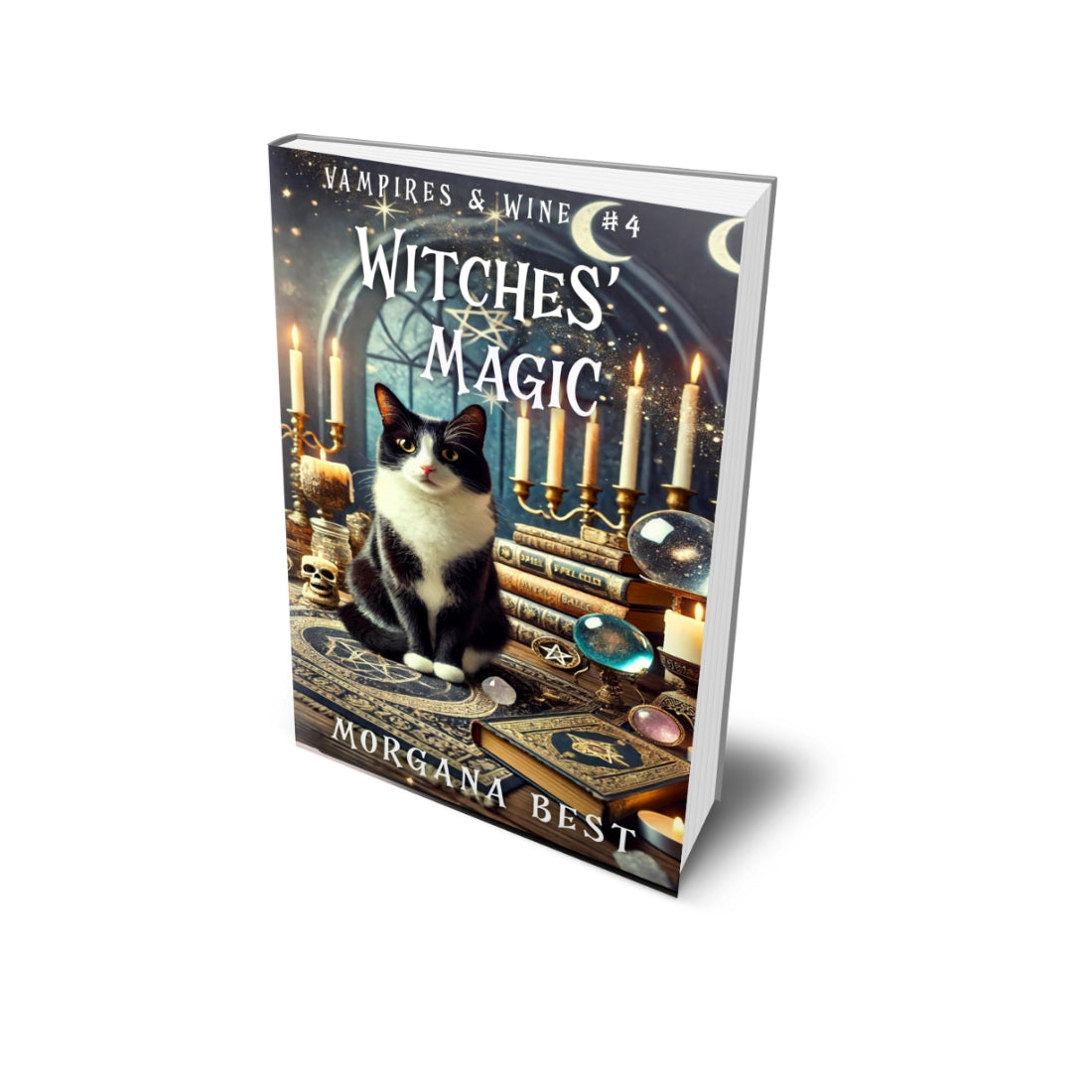 Witches’ Magic PAPERBACK paranormal cozy mystery with vampires