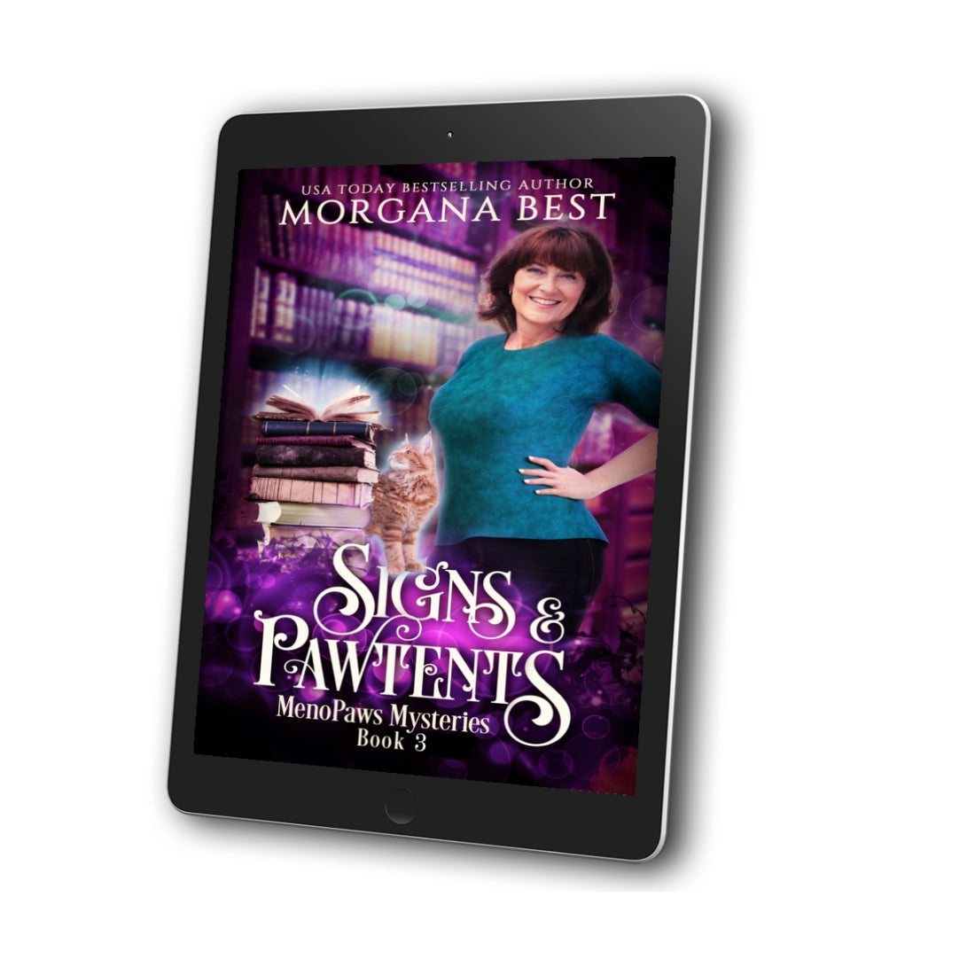 signs and pawtents ebook paranormal womens fiction cozy mystery morgana best