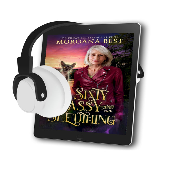 sixty sassy sleuthing audiobook cozy mystery morgana best