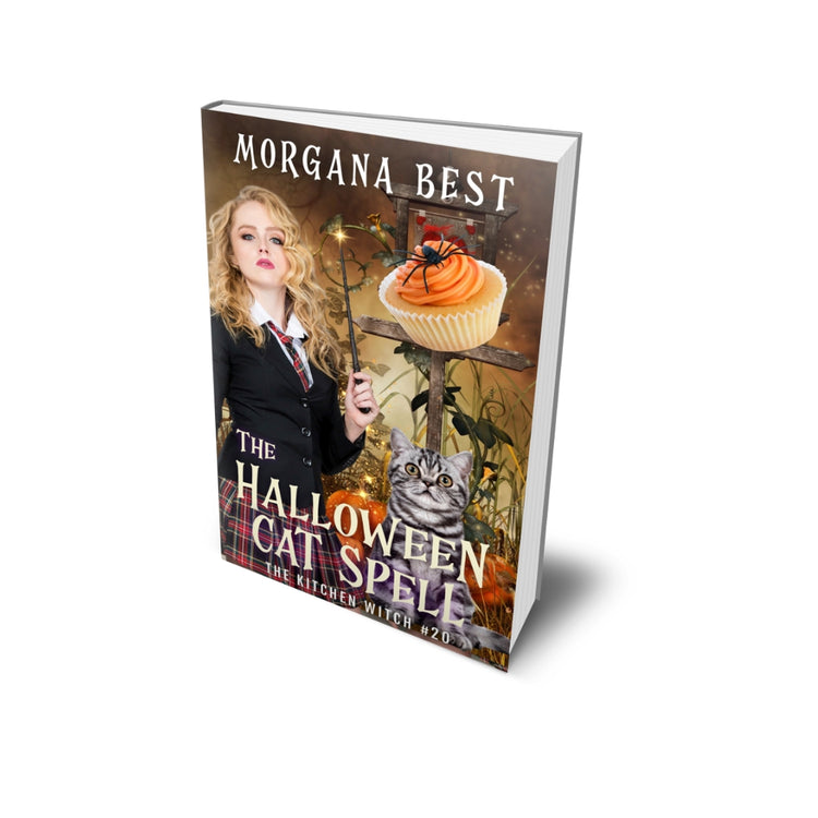 the halloween cat spell wicth cozy mystery paperback