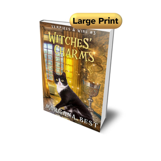 witches charms large print paperback paranormal cozy mystery by morgana best