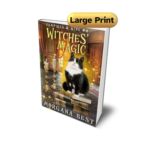 witches magic large print paperback paranormal cozy mystery by morgana best