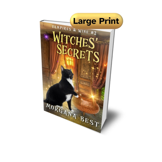 witches secrets large print paperback paranormal cozy mystery by morgana best 